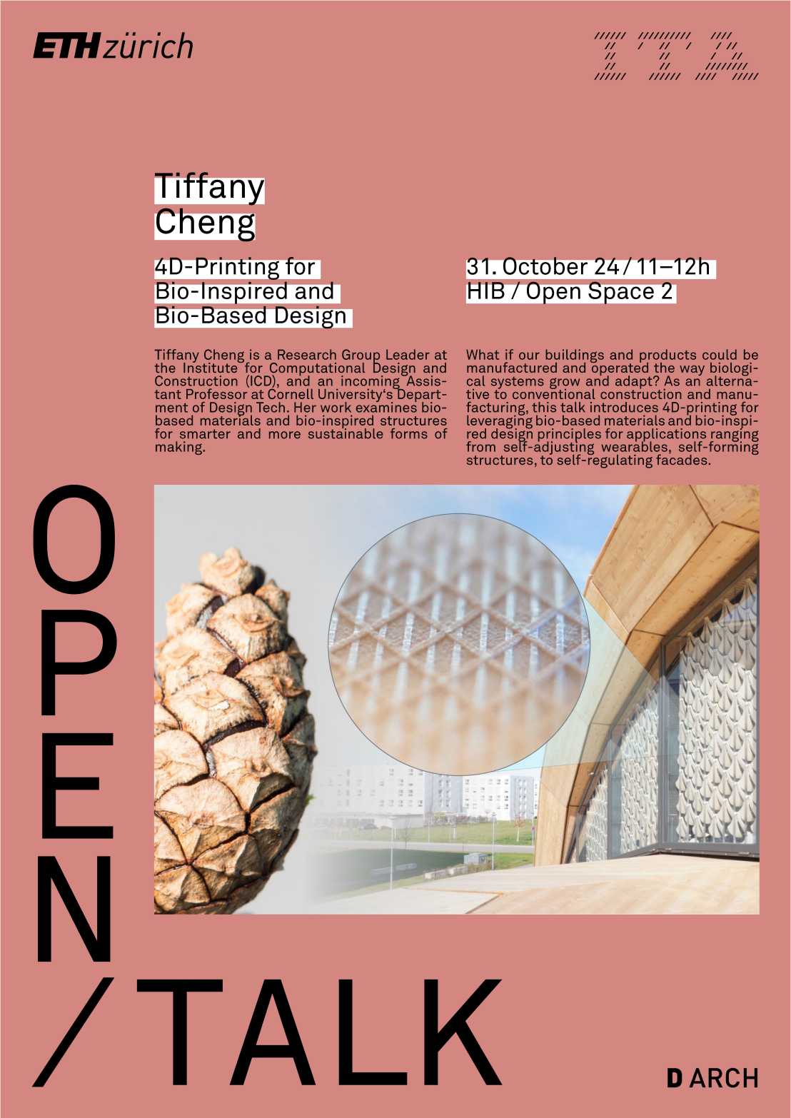 Dr. Tiffany Cheng, ITA Open Talk, poster.