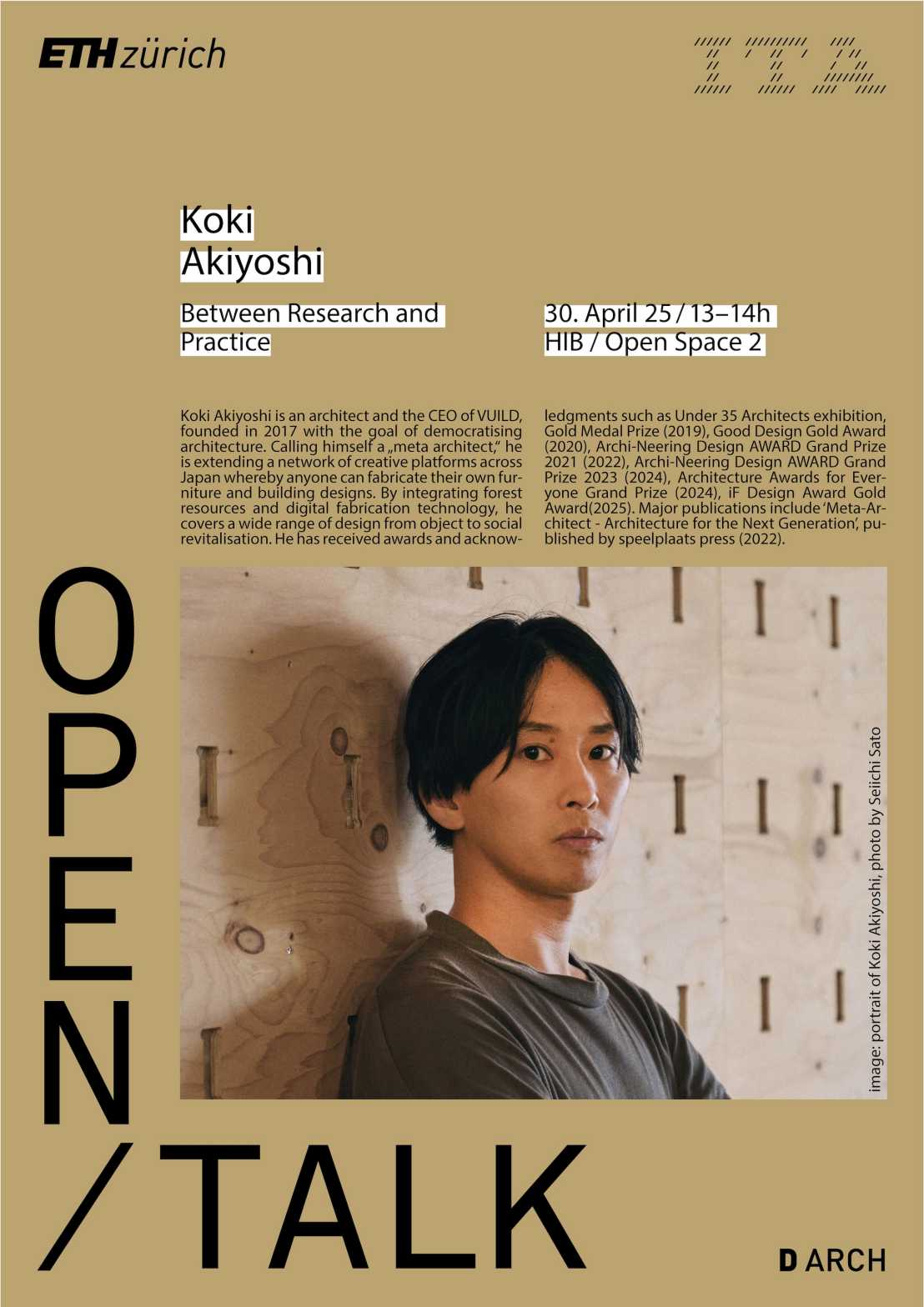 Koki Akiyoshi, ITA Open Talk, poster.