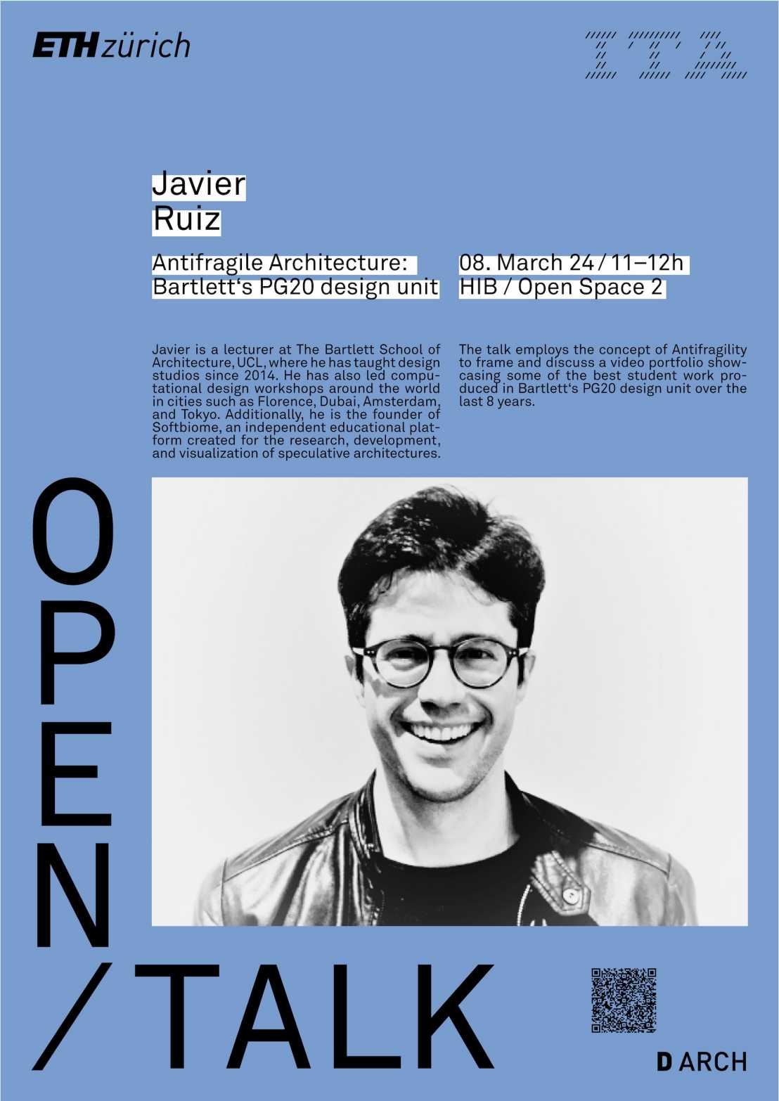Javier Ruiz, ITA Open Talk, poster.