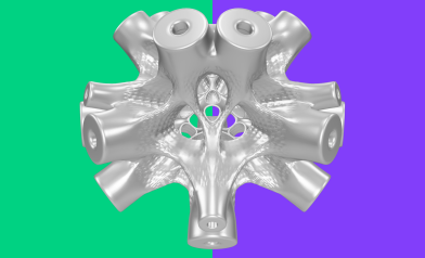 Flyer mit 3D Struktur