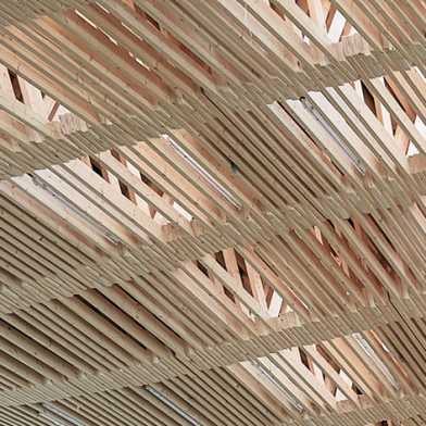 Ceiling of the Institute of Technology in Architecture