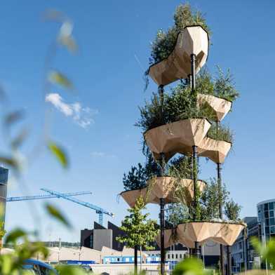 Semiramis, Tech Cluster Zug. Gramazio Kohler Research. Photo: Michael Lyrenmann