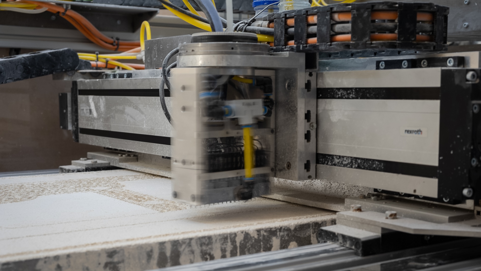 Geopolymer Binder Jetting (GeoBJT) Printer, DBT, at the Institute of Technology in Architecture (ITA), ETH Zürich.