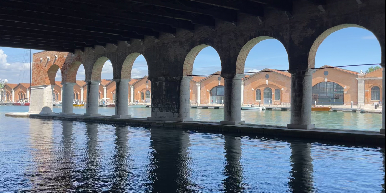 Venice Biennale 2025. Arsenale waterfront.