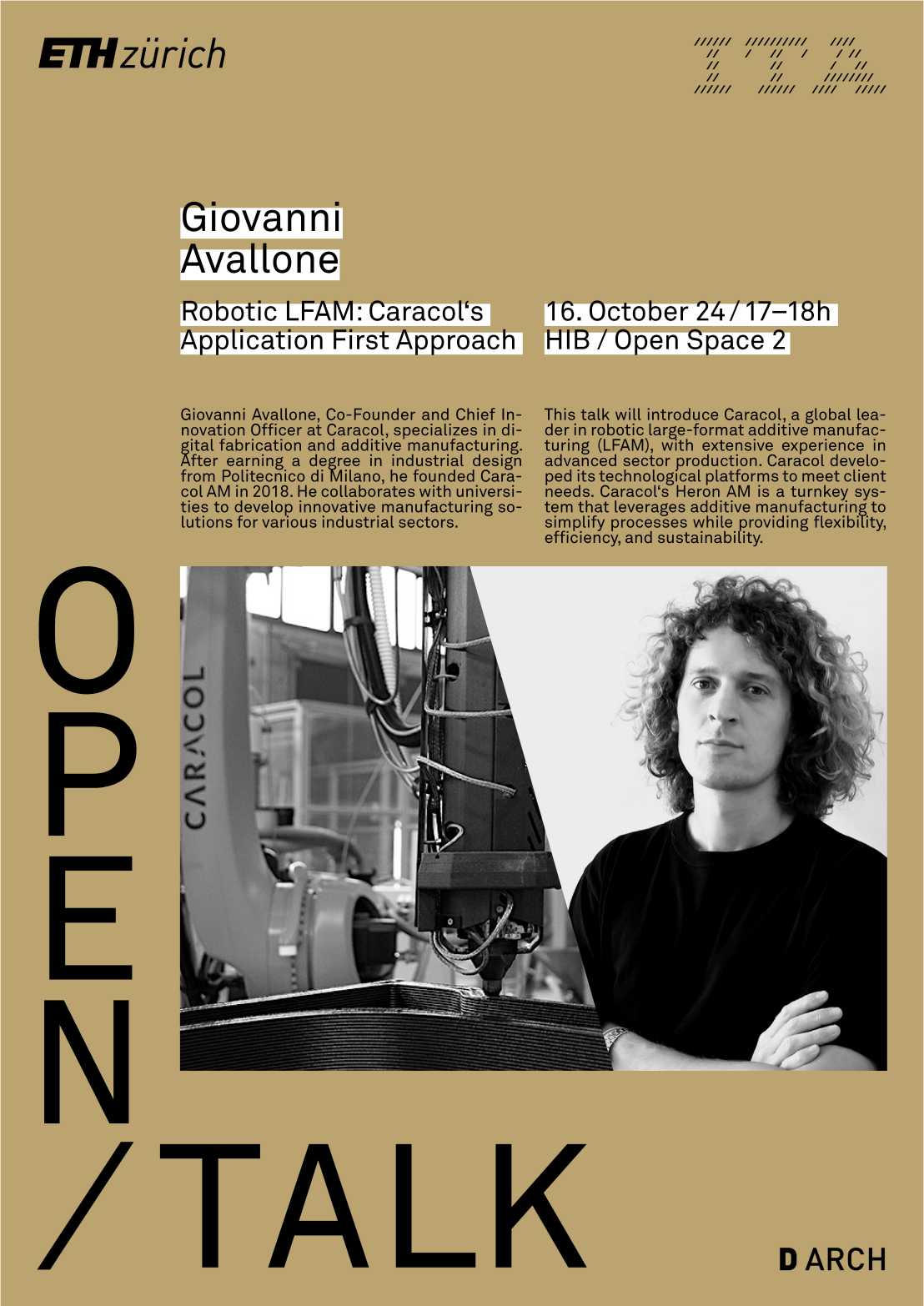 Giovanni Avallone, ITA Open Talk, poster. 