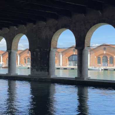 Venice Biennale 2025. Arsenale waterfront.